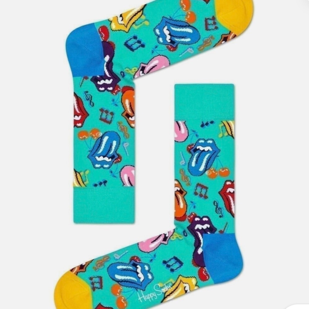 Happy Socks Rolling Stones Collector Box Set 6 pairs - Picture 5 of 8